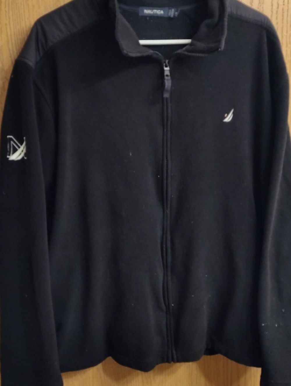 Nautica Men's Black Full-Zip Sweater Jacket